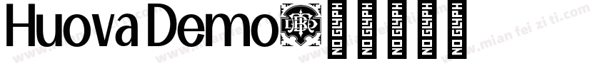 Huova Demo字体转换